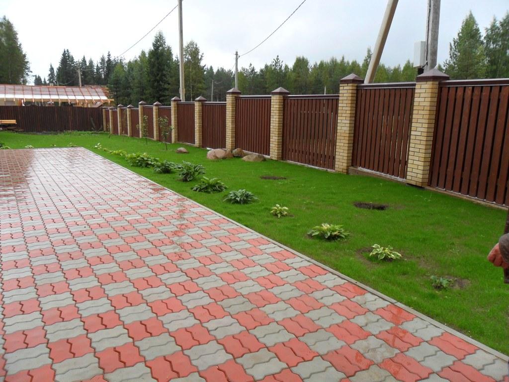 Тротуарная плитка в Любани